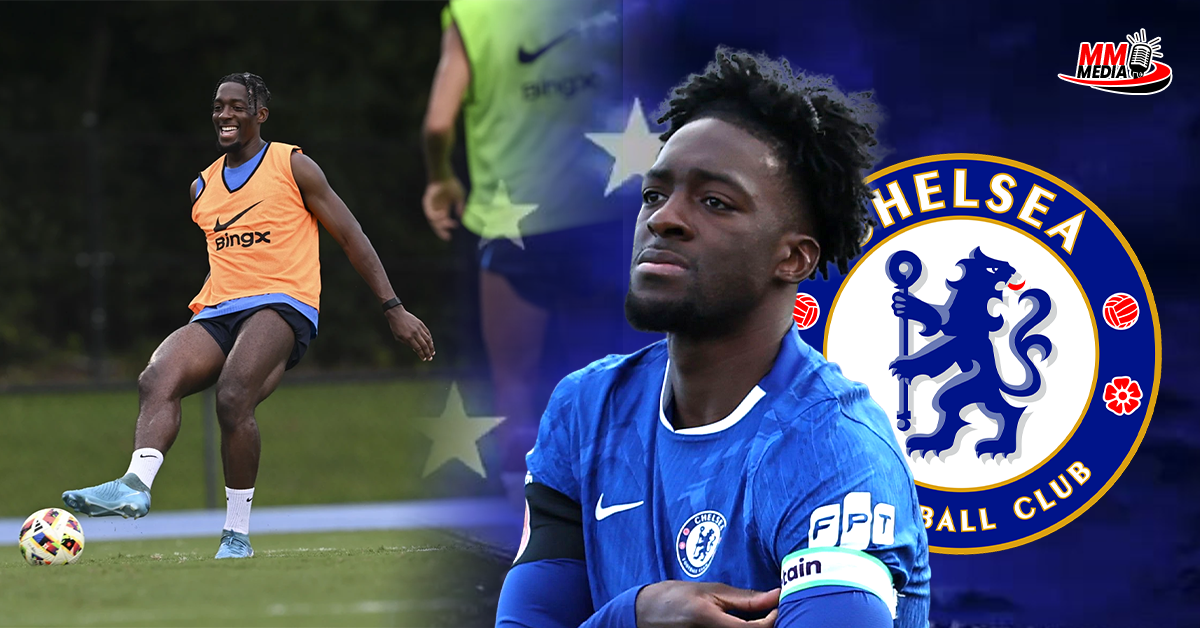 Disasi back in training with Chelsea